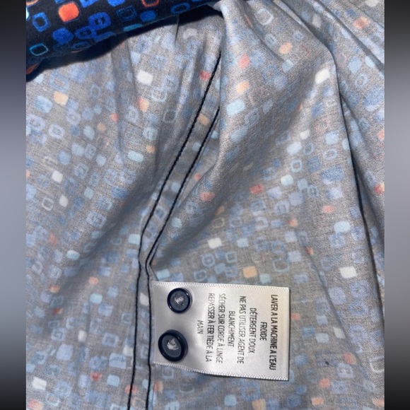 Robert Graham Long Sleeve Button Shirt Mens Size Xl Stretch NWT $ 237 - Picture 7 of 9
